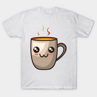 cute emoji coffee T-Shirt